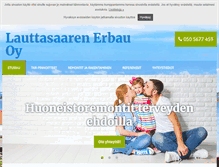 Tablet Screenshot of lauttasaarenerbau.fi